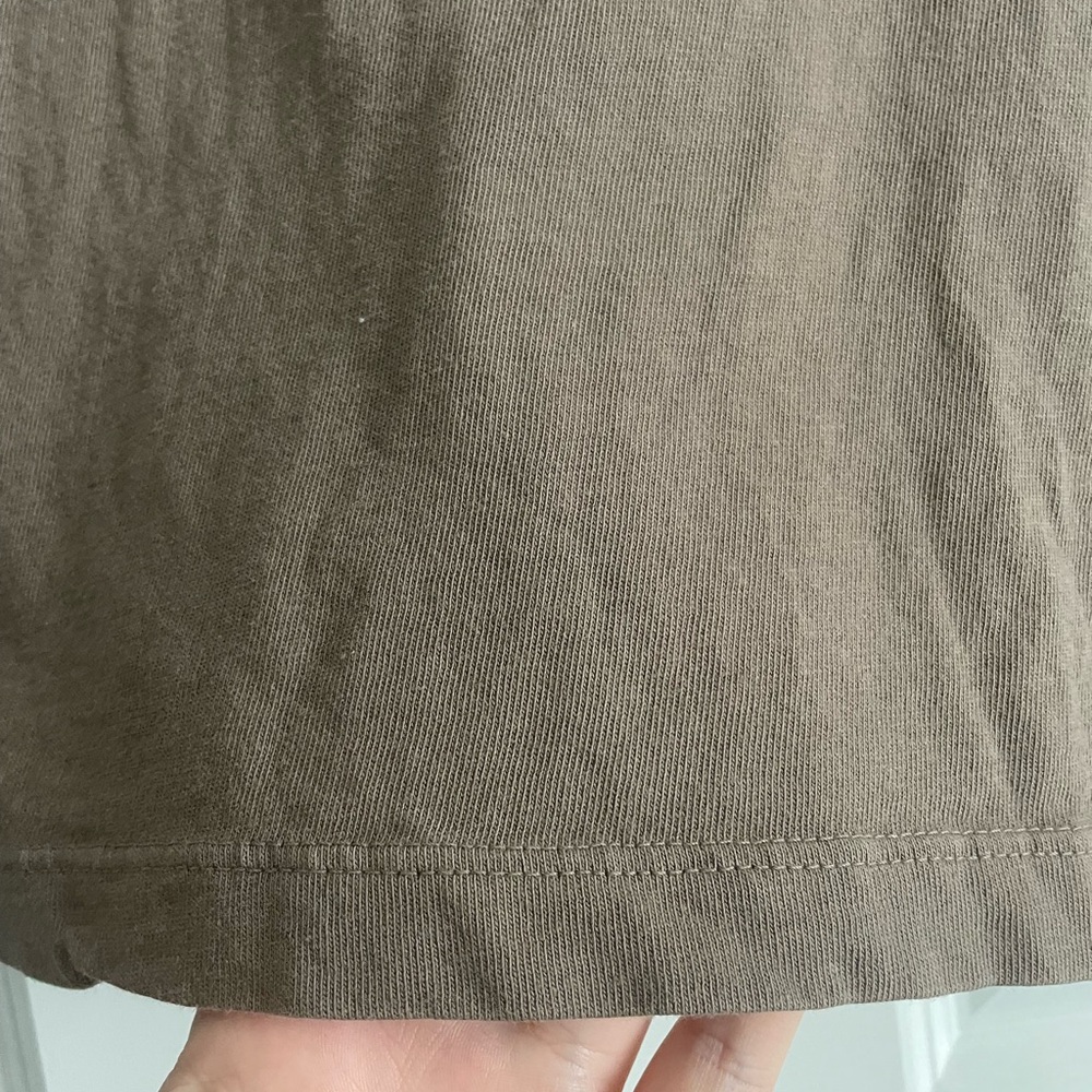 Agolde Brown Short Sleeve Tee Medium - Picture 5 of 5